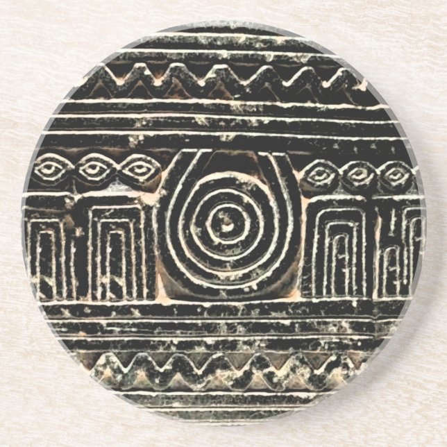 Ancient Sumerian Mesopotamian Mönster Underlägg (Framsidan)