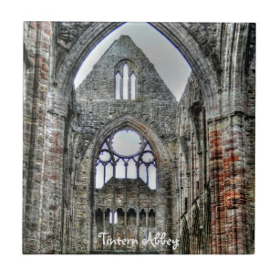 Ancient TAT Abbey, Cistercian Monastery, Wales Kakelplatta