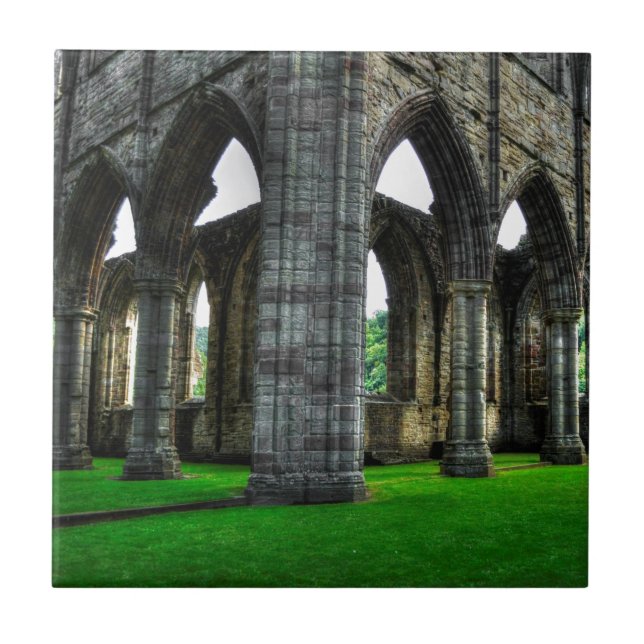 Ancient TAT Abbey, Cistercian Monastery, Wales Kakelplatta (Framsidan)