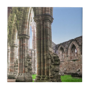 Ancient TAT Abbey, Cistercian Monastery, Wales Kakelplatta