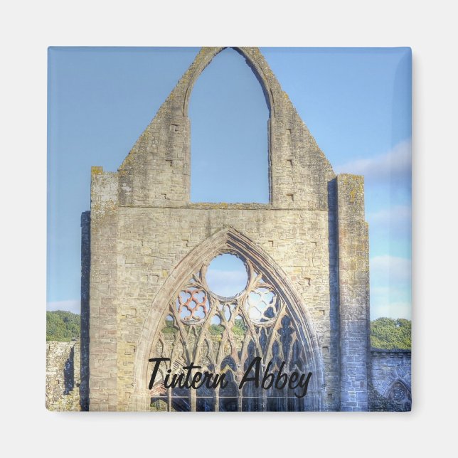 Ancient TAT Abbey, Cistercian Monastery, Wales Magnet (Framsidan)