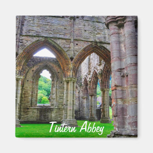 Ancient TAT Abbey, Cistercian Monastery, Wales Magnet
