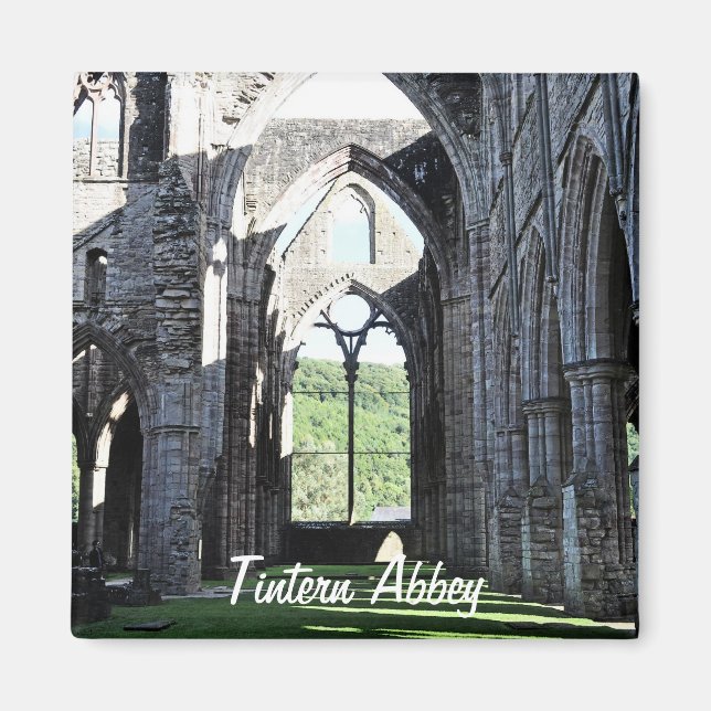 Ancient TAT Abbey, Cistercian Monastery, Wales Magnet (Framsidan)