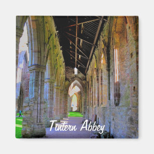 Ancient TAT Abbey, Cistercian Monastery, Wales Magnet