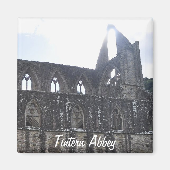Ancient TAT Abbey, Cistercian Monastery, Wales Magnet (Framsidan)