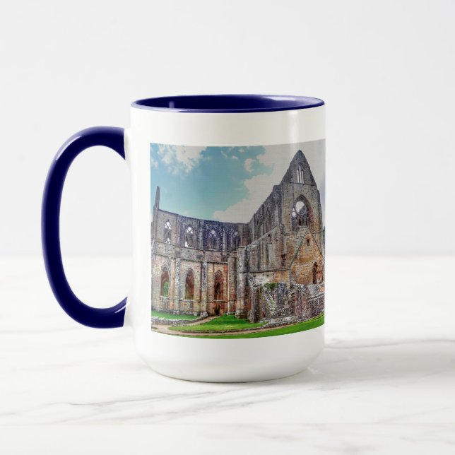 Ancient TAT Abbey, Cistercian Monastery, Wales Mugg (Vänster)