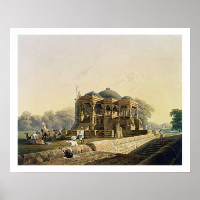 Ancient Temple i Hulwud, från Volym I av Scener Poster (Framsidan)