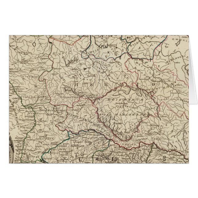 Ancient Tyskland 2 Hälsningskort (Framsidan Horizontal)