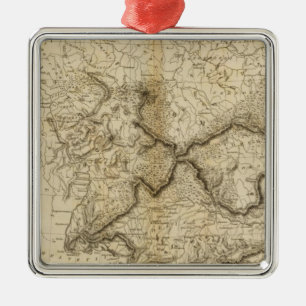 Ancient Tysklandare Julgransprydnad Metall