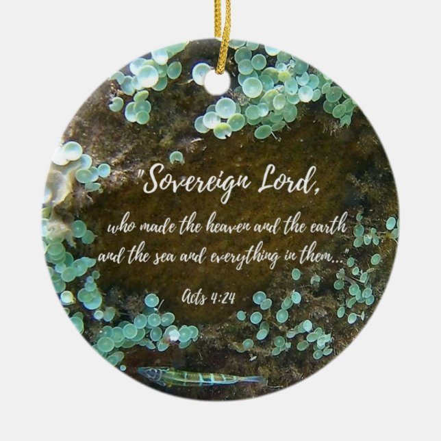 Ancient Vatten keramisk prydnadsföremål Julgransprydnad Keramik (Framsidan)