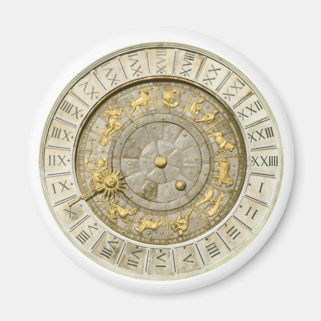 Ancient Venice klocka Magnet (Framsidan)