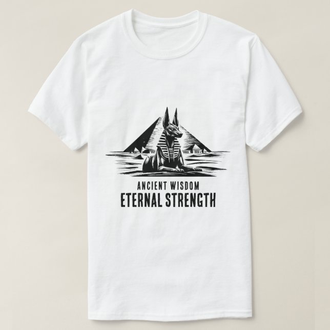 Ancient Wisdom, evig styrka T Shirt (Design framsida)