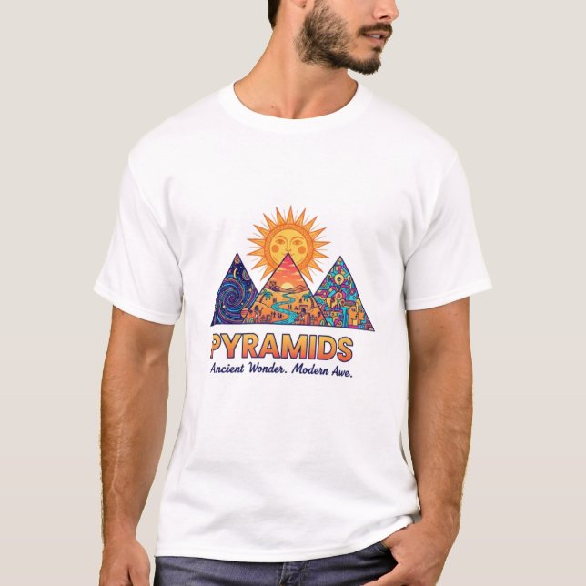 ANCIENT WONDER. MODERN AWE T SHIRT (Framsida)