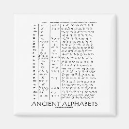Ancienta alfabeter magnet