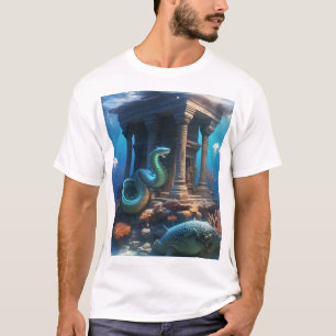 🌊 Ancienta djup som väcker 🐚 ✨ T Shirt