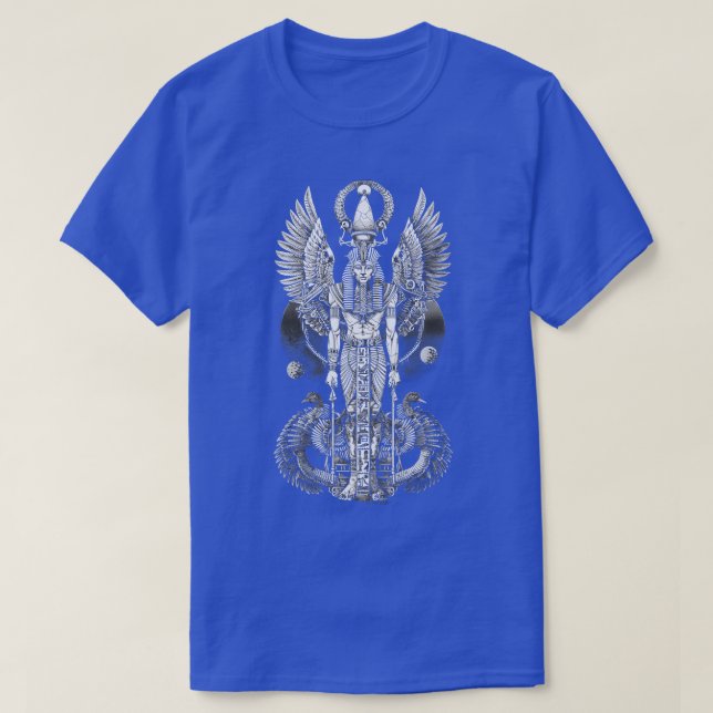 Ancienta gudar av Egypten Thoth Osiris Sobek Horus T Shirt (Design framsida)