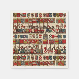 Ancienta Jackar av Arm Heraldry i Vallonien Pappersservett