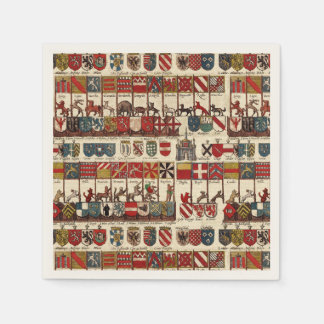 Ancienta Jackar av Arm Heraldry i Vallonien Pappersservett