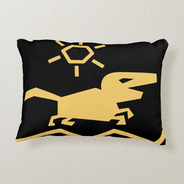 Anciska djurförfäder prydnadskudde (Baksidan)