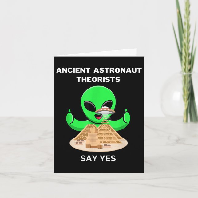 Anciska egyptiska astronaut-teorister säger ja, An Kort (Framsida)