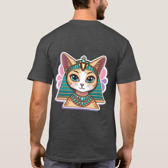 Anciska egyptiska faraoh | Mythology Aestthetic T Shirt (Baksida)