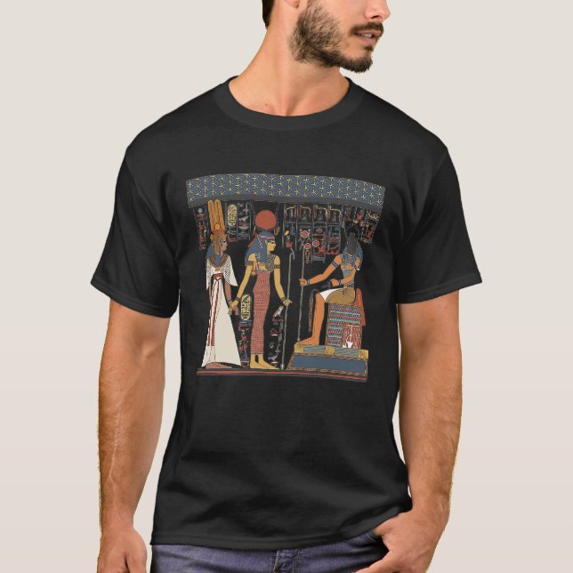 Anciska egyptiska faraoh Queens som håller händer  T Shirt (Framsida)