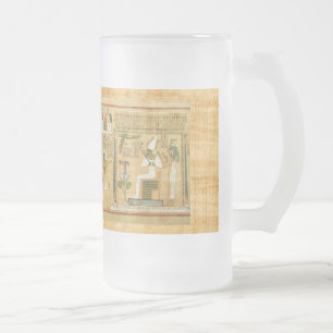 Anciska egyptiska frostat ölglas
