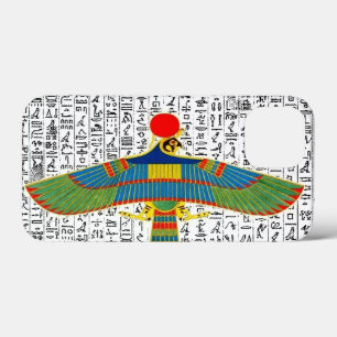 Anciska egyptiska gud Horus Hieroglyphics Design
