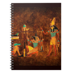 Anciska egyptiska gudar anteckningsbok