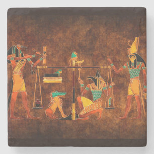 Anciska egyptiska gudar stenunderlägg