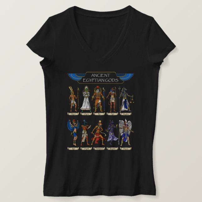 Anciska egyptiska gudar t shirt (Design framsida)