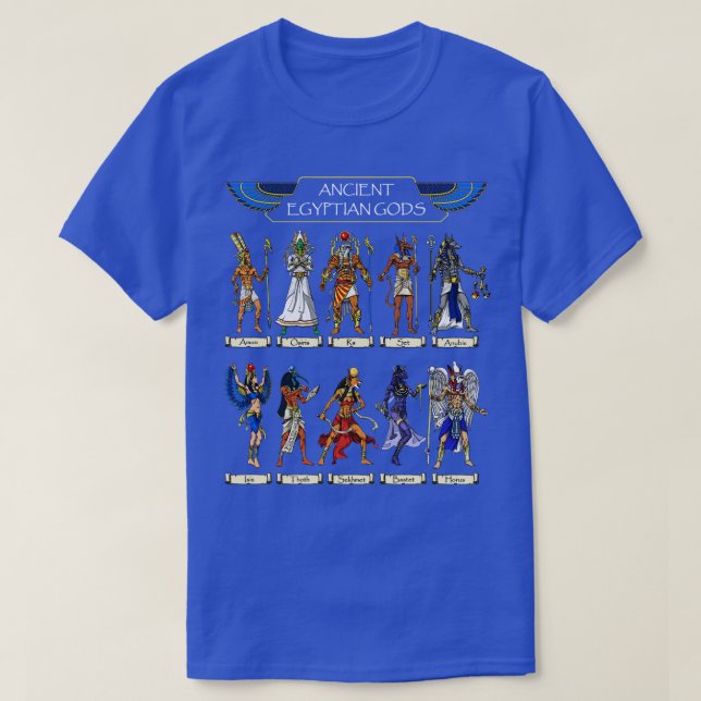 Anciska egyptiska gudar t shirt (Design framsida)