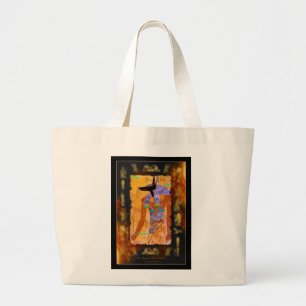 Anciska egyptiska guden Anubis Gift Range Jumbo Tygkasse