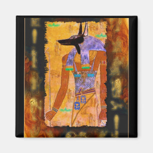 Anciska egyptiska guden Anubis Gift Range Magnet