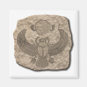 Anciska egyptiska Helig Scarab Stone Magnet