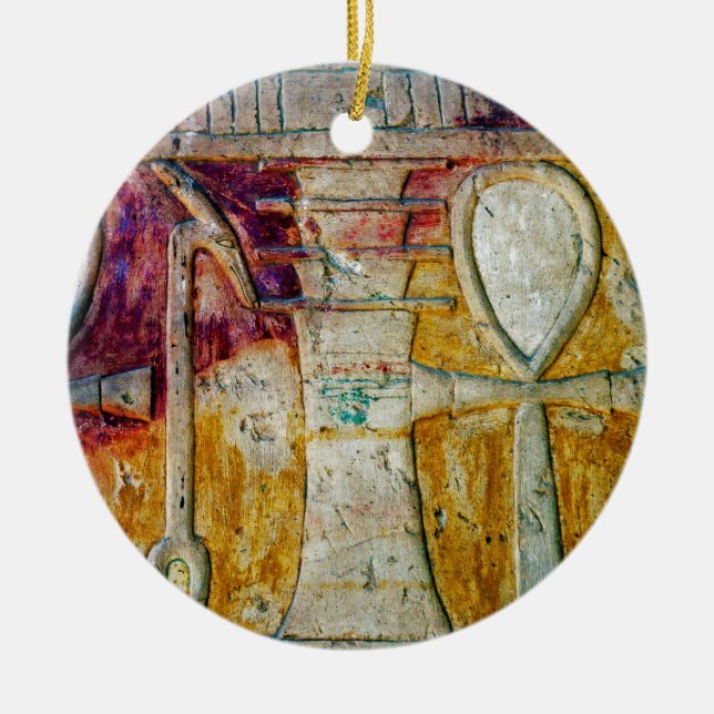 Anciska egyptiska Hieroglyphics Ornament (Framsidan)