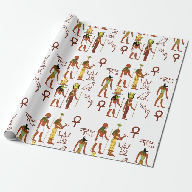 Anciska egyptiska Pantheon Presentpapper (Utrullad)