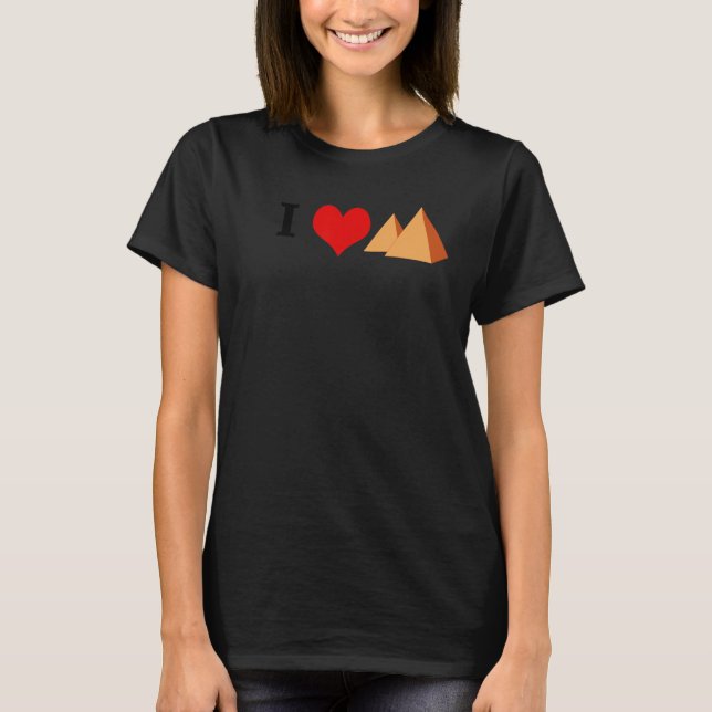 Anciska egyptiska pyramid t shirt (Framsida)