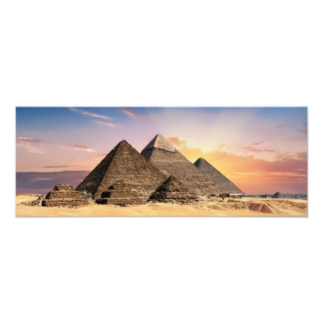 Anciska egyptiska pyramider fototryck (Framsidan)