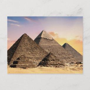 Anciska egyptiska pyramider vykort