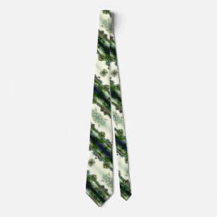 Anciska japanska Samurai Satin Scenery Mönster Slips