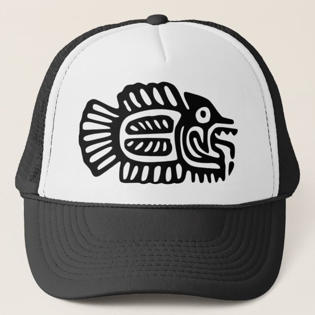 Anciska mexikanska fiskmotif Cap Keps (Framsida)