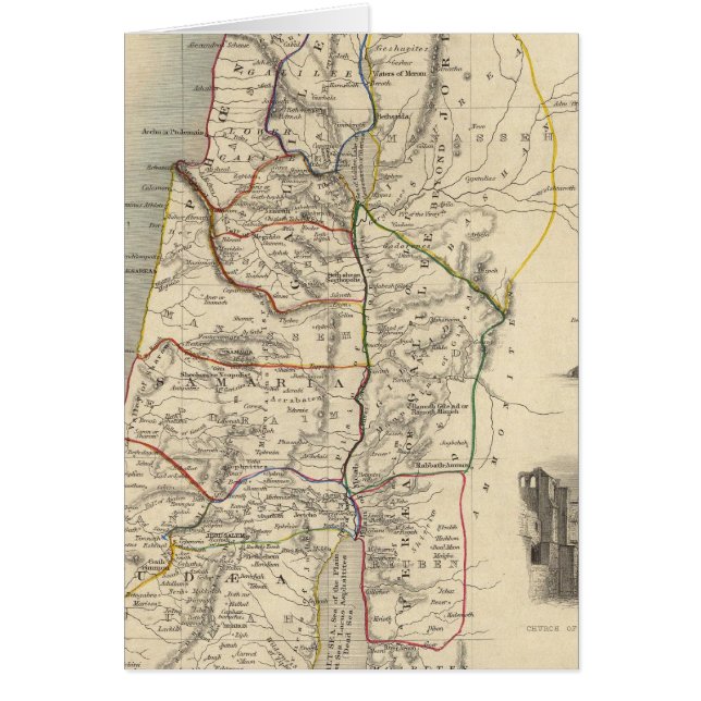 Anciska Palestina Hälsningskort (Framsidan)