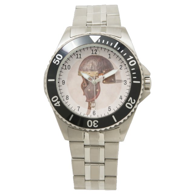 Anciska romerska militärhjälmen armbandsur (Framsida)