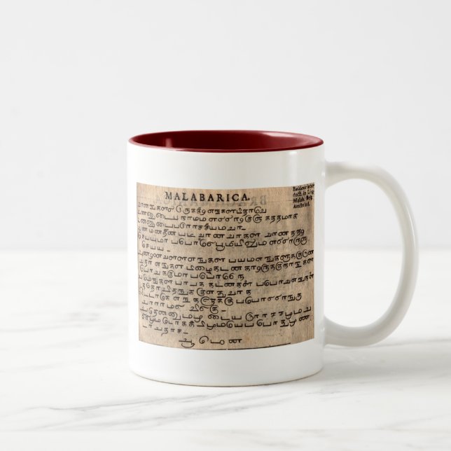 Anciska språk Mugg (Höger)