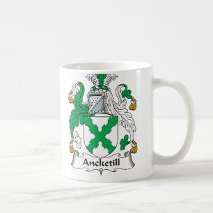 Ancketill familjvapensköld kaffemugg