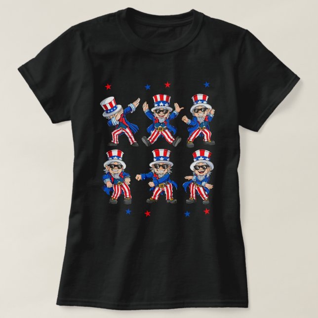 Ancle Sam Usa Shirt T Shirt (Design framsida)