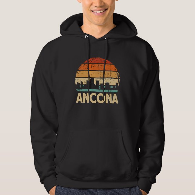 Ancona Skyline Hoodie (Framsida)