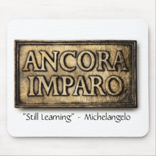 Ancora Imparo "stilla lärande" Mousepad Musmatta