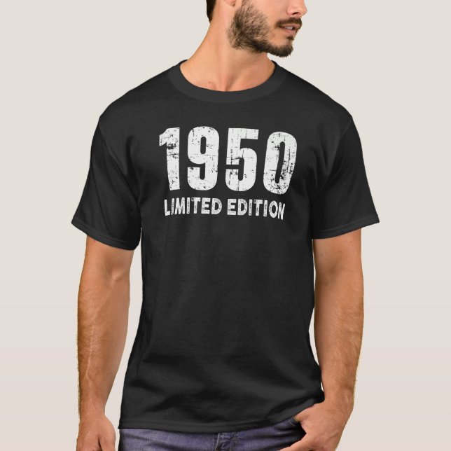 and Born in 1950 T Shirt (Framsida)
